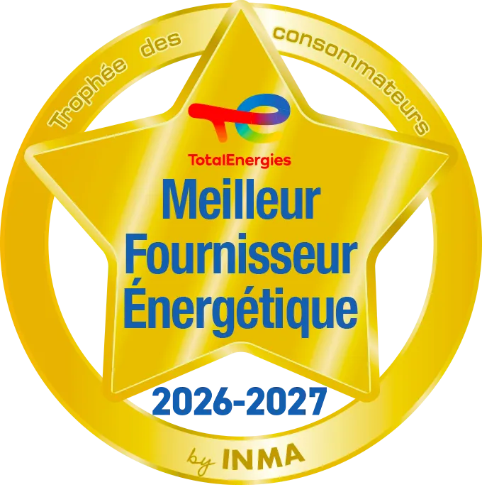 Badge Lauréat TotalEnergies Électricité et Gaz